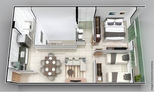 Apartamento, 2 quartos - Foto 2