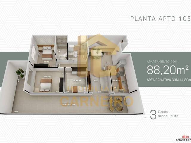 #739 - Apartamento para Venda em Timóteo - MG - 2