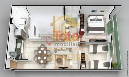 Apartamento, 2 quartos, 58 m² - Foto 1