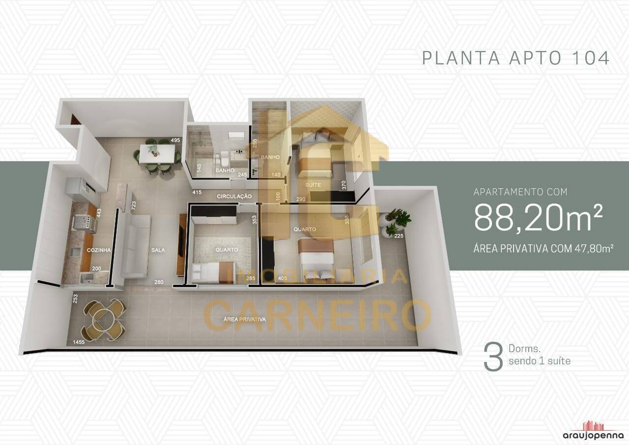 Apartamento, 2 quartos, 135 m² - Foto 2