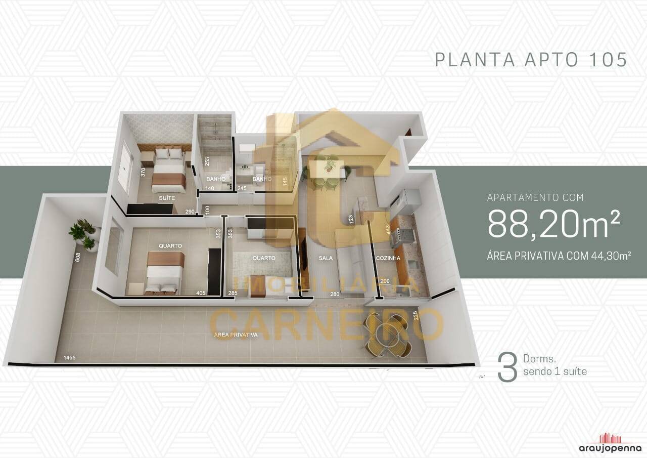Apartamento, 3 quartos, 135 m² - Foto 2