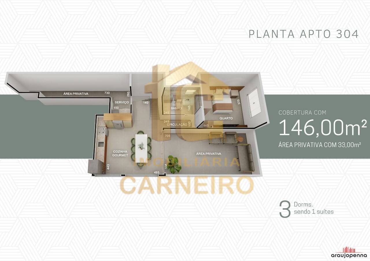Apartamento, 3 quartos, 174 m² - Foto 2